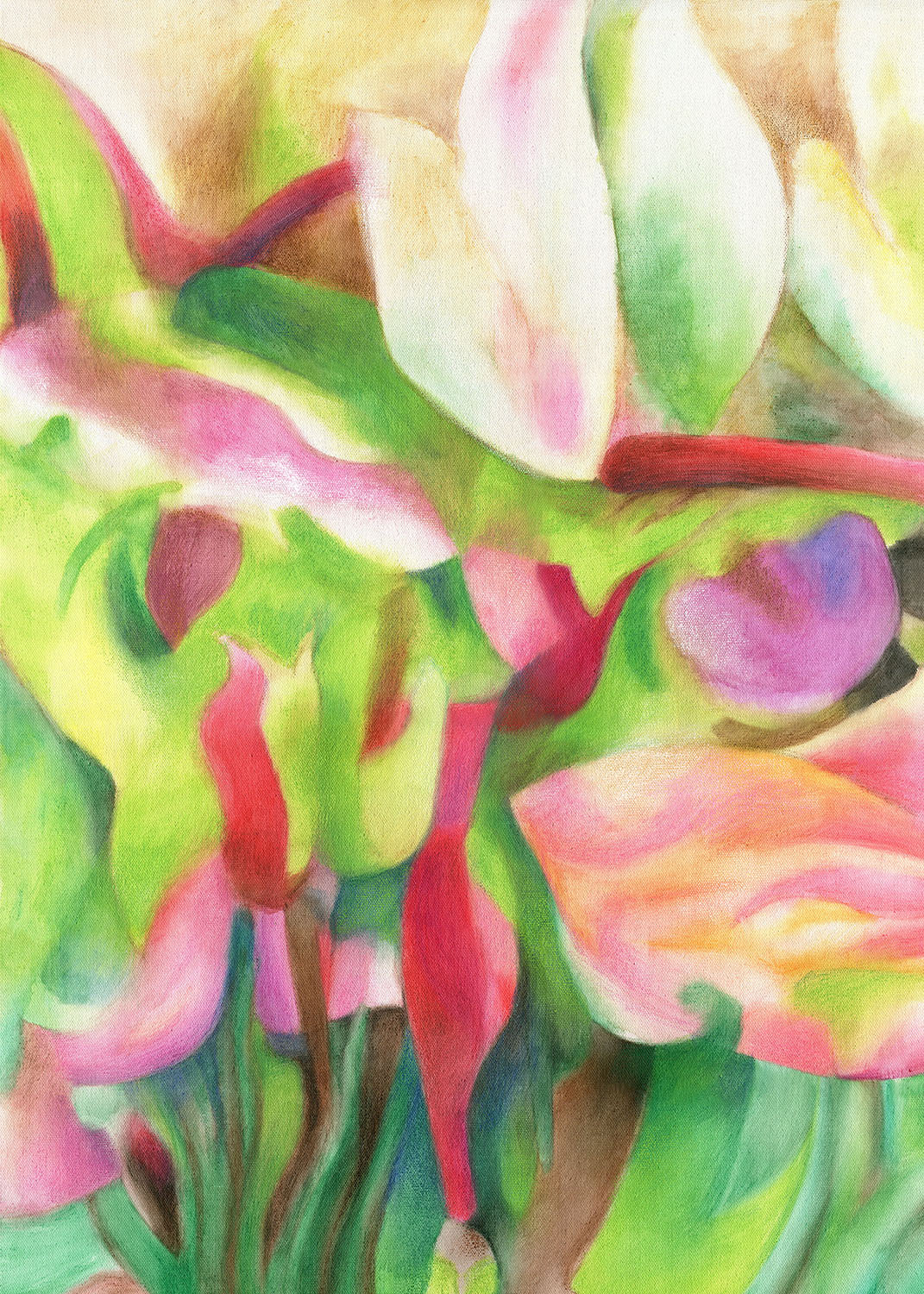 Magnolie - Oryginalny Obraz - 50x70 cm - obrazek 2