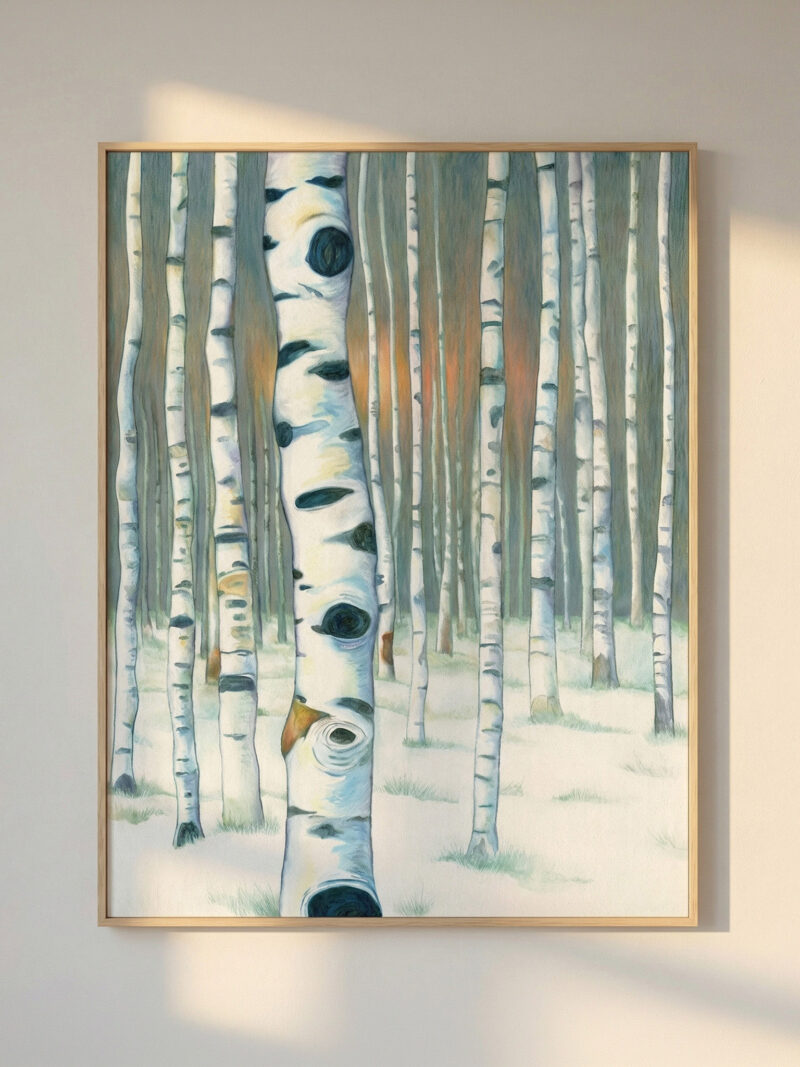 Oczy lasu - Oryginalny Obraz - 50x70 cm