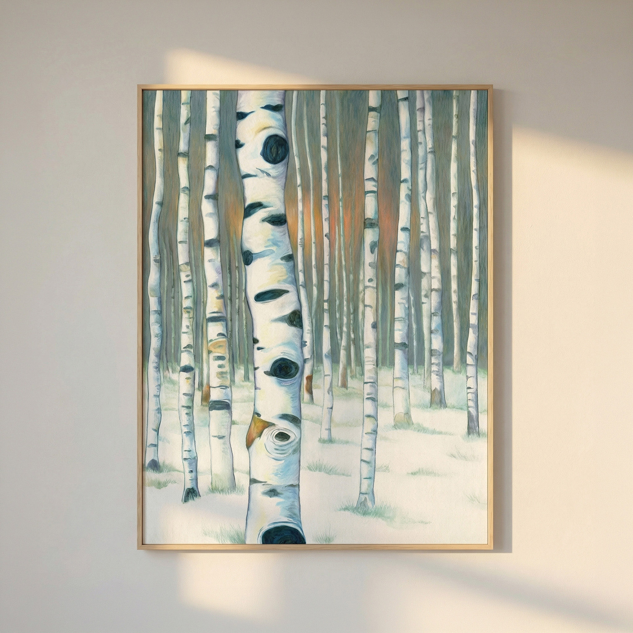 Oczy lasu - Oryginalny Obraz - 50x70 cm