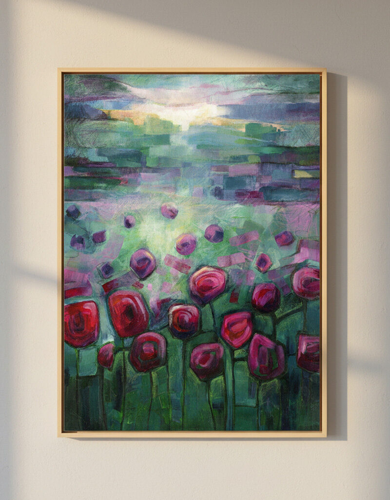 Róże - Oryginalny Obraz - 50x70 cm