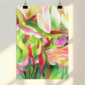 Magnolie - Artystyczna Reprodukcja Obrazu