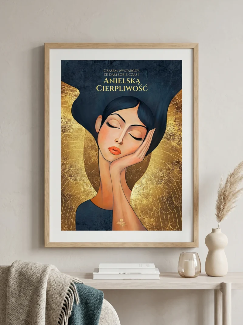 Cierpliwość do siebie - Plakat Malowany Cyfrowo