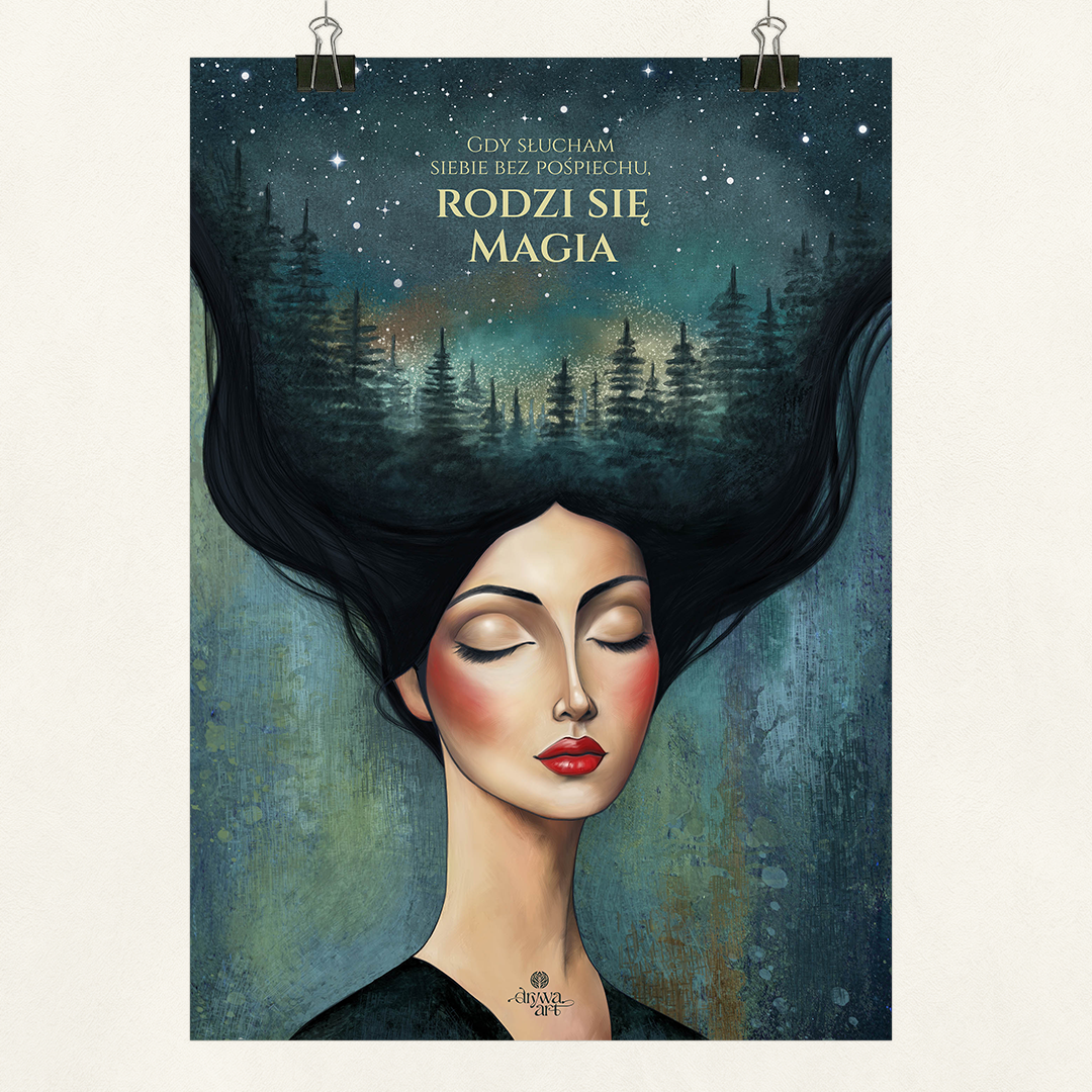 Moja Własna Magia - Plakat Malowany Cyfrowo - obrazek 2