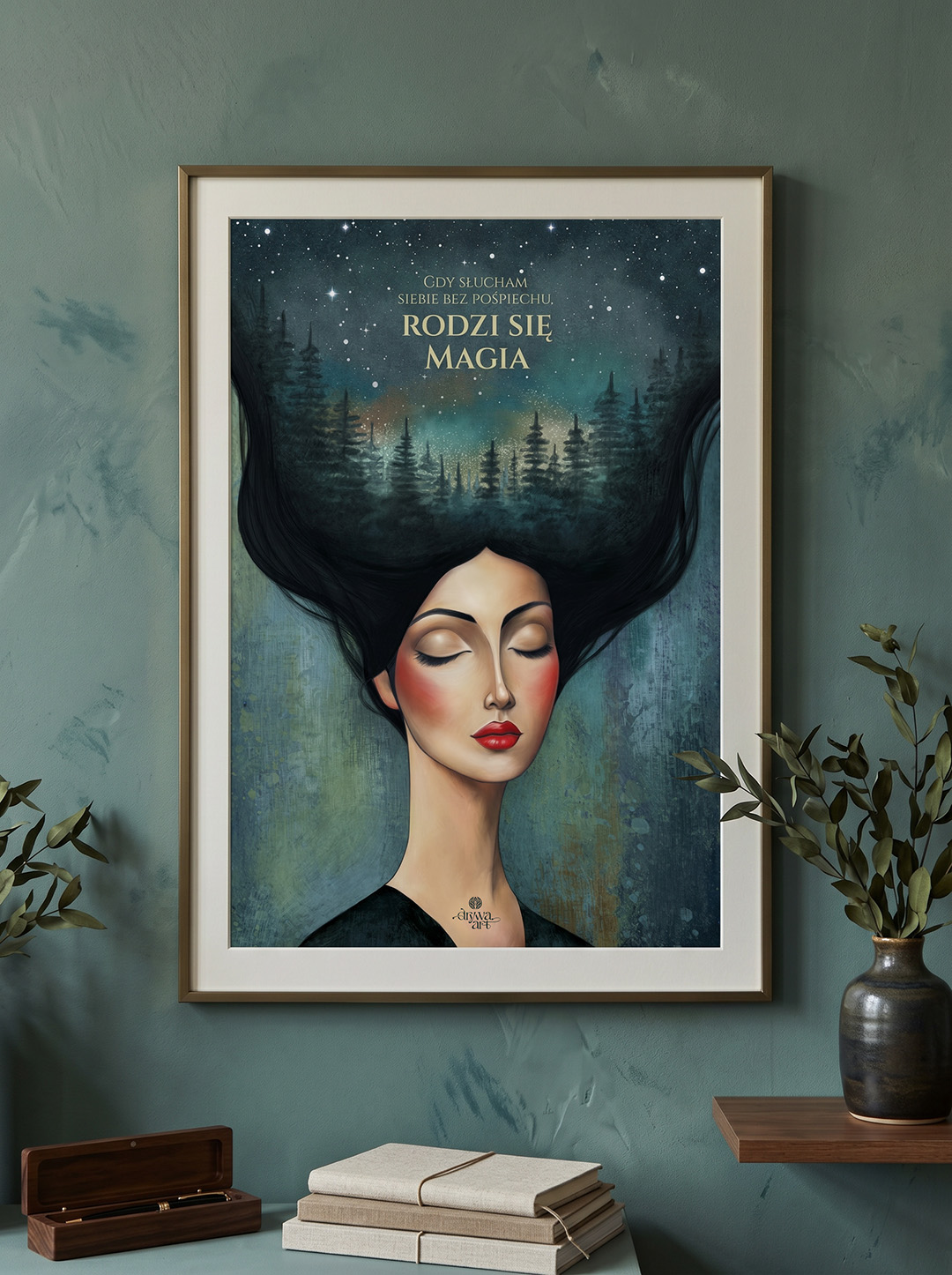 Moja Własna Magia - Plakat Malowany Cyfrowo - obrazek 4