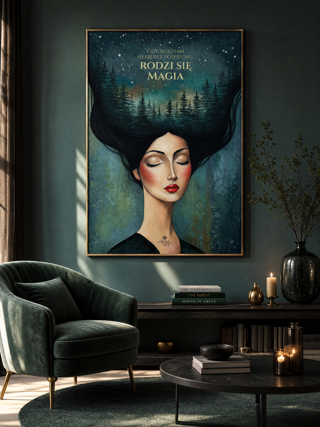 Moja Własna Magia - Plakat Malowany Cyfrowo - obrazek 5